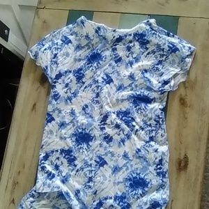 Blue tie-dye dress, size medium that I made